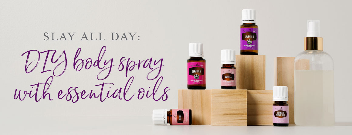 Read more about the article Slay all day: DIY body spray with essential oils